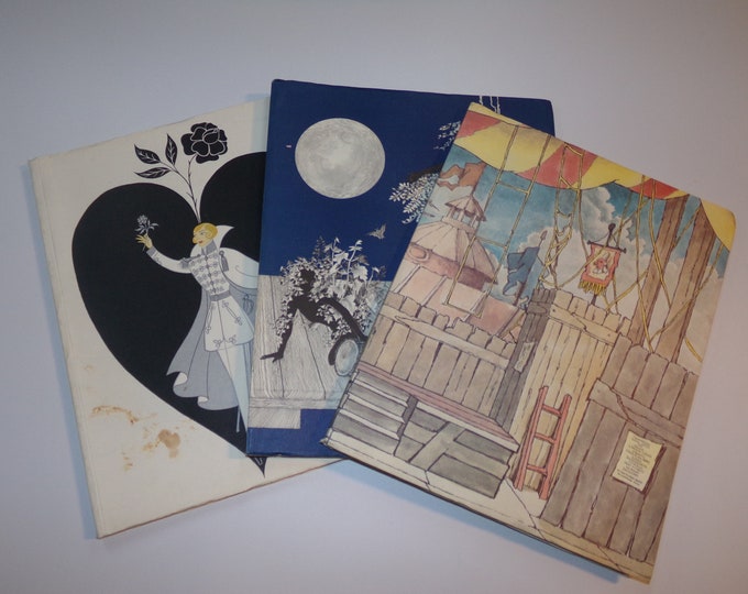 Featured listing image: Glyndebourne Festival Programmes 1980, 1981 and 1982, Vintage Illustrated Magazines