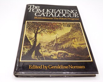 The Tom Keating Catalogue edited by Geraldine Norman, 1977, Vintage First Edition, Signed with Letter from Artist