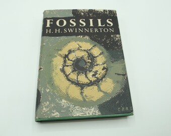 Fossils par HH Swinnerton, New Naturalist Series, 1960, 1ère édition, publié par Collins, vintage Illustrated Hardback