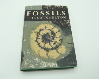 Fossils by HH Swinnerton, New Naturalist Series, 1960, 1st edition, published by Collins, Vintage Illustrated Hardback