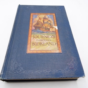 Journeys Through Bookland Vol 8, ed. Charles Sylvester, 1922, Antique Illustrated Children&#39;s Anthology, inc. US Literature, History, Poetry