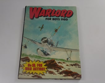 Warlord for Boys 1980, published by DC Thomson and Co., Vintage Illustrated Children's Annual