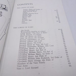 Raby : son château et ses seigneurs par Owen Stanley Scott, 5e édition, 1960, livret vintage image 3