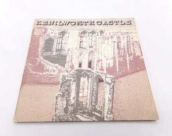 Kenilworth Castle by D F Renn, 1973, published by HMSO, Vintage Illustrated Paperback