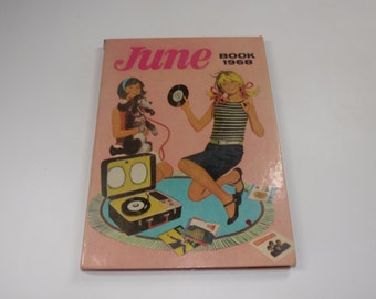 June Book 1968, Vintage Illustrated Children's Hardback
