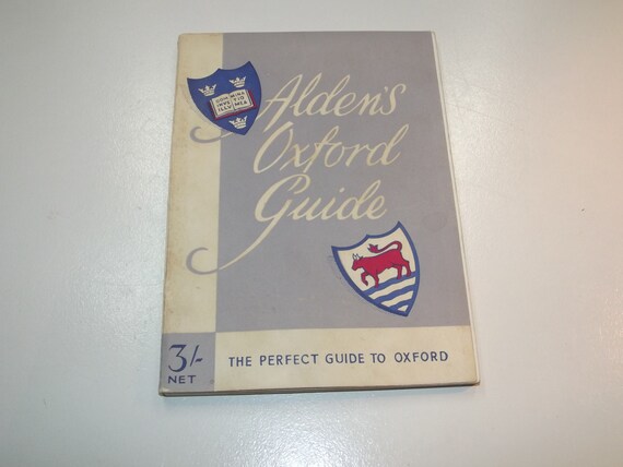 Alden's Guide to Oxford 1949, travel guide UK Alden's Guide to Oxford 1949, travel guide UK