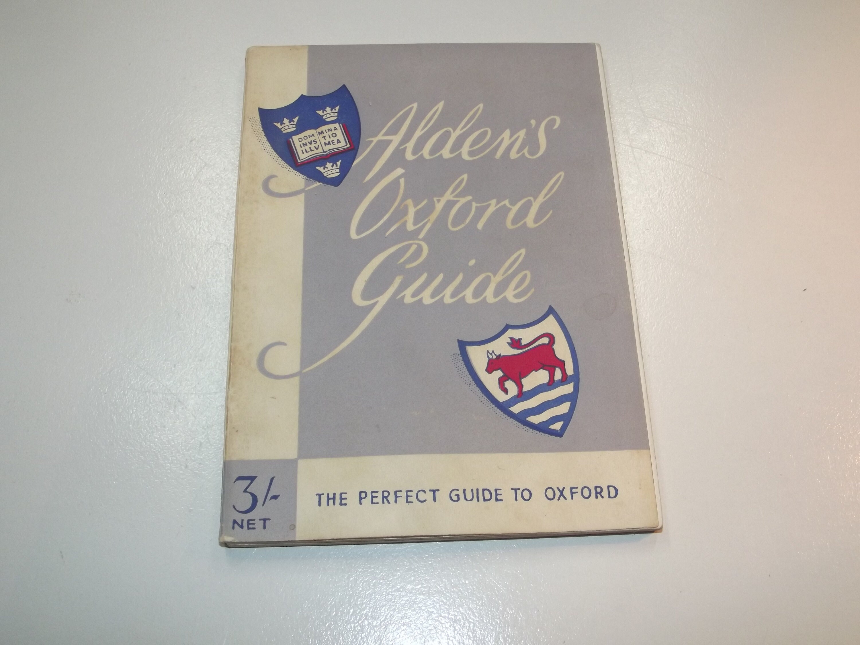 Alden's Guide to Oxford 1949, travel guide UK Alden's Guide to Oxford 1949, travel guide UK