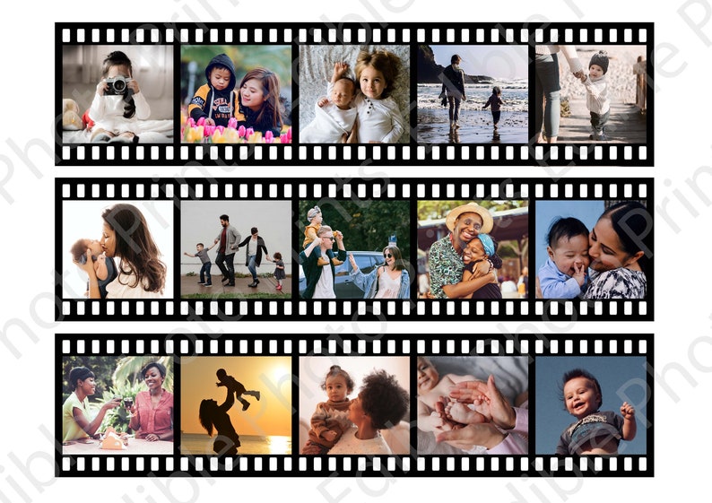 Edible Film Reel Icing Cake Wrap Pre Cut. 3 Strips per Sheet Etsy UK