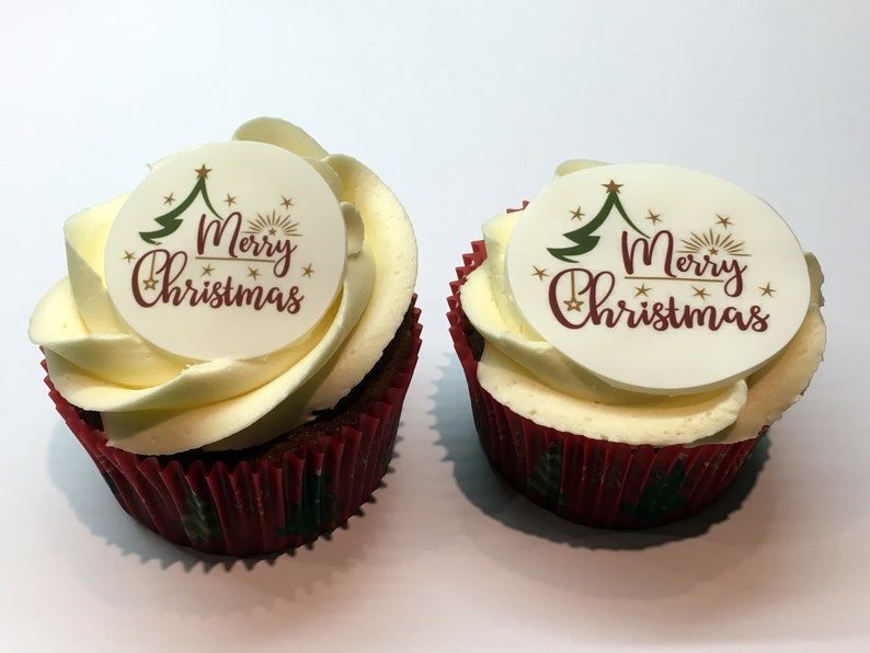 Cupcake Toppers Personalised Edible Icing Discs 2 Etsy UK