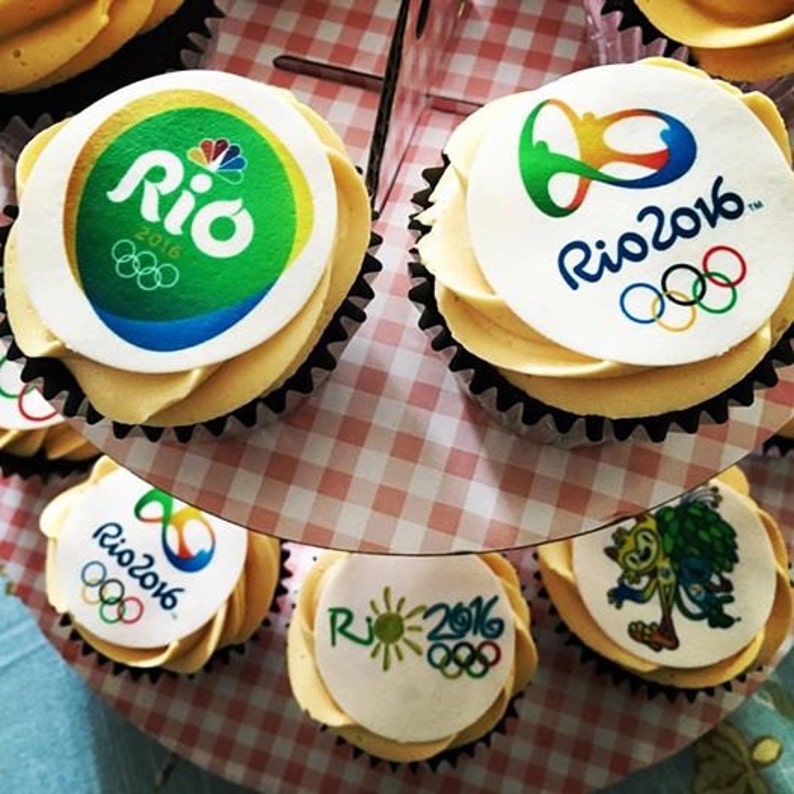 Cupcake Toppers Personalised Edible Icing Discs 2 Etsy