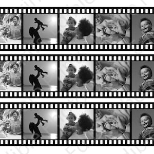 Edible Film Reel Icing Cake Wrap - Pre Cut. 3 strips per sheet (5 photos per strip). Perfect for Birthdays or Anniversaries etc. Bild 5
