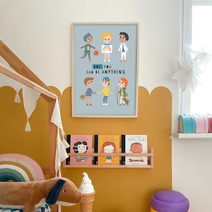 Art Print / Picture "Jongen, je kunt alles zijn" 50x70 Affirmatie