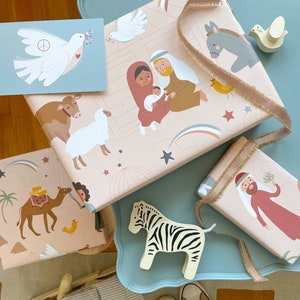 Geschenkpapier "die Weihnachtsgeschichte"