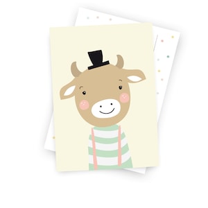 Ansichtkaart "kleine stier"