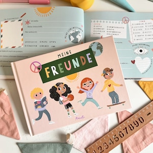 Friends book &quot;My Friends&quot; for school & kindergarten enrollment friendship friends album