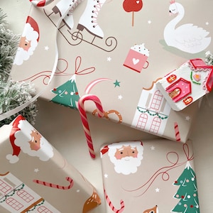 Geschenkpapier Christmas in town
