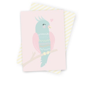 Carte postale Miss Lovebird image 1