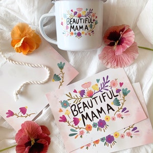 Carte postale « Beautiful Mama »