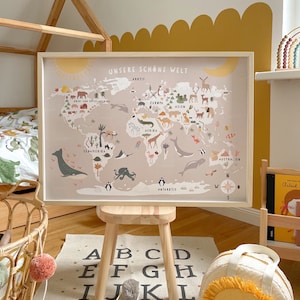 Print "Our wonderful world" world map