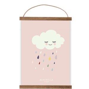 Art print / picture dream big cloud pink image 1