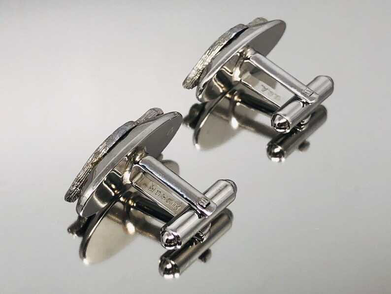 Vintage silver Hickok cuff links figural 1930s classic car automobile collectible cufflinks 1950s 1960s Mad Men mid century men/'s gift