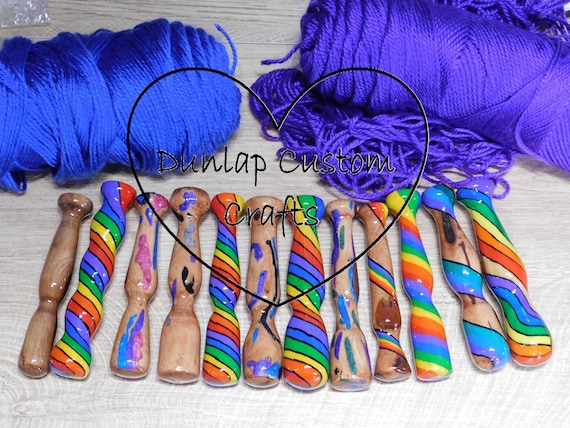 Ergonomic Crochet/ Knitting loom/ Diamond painting/Latch hook + More Handle. Includes Hook