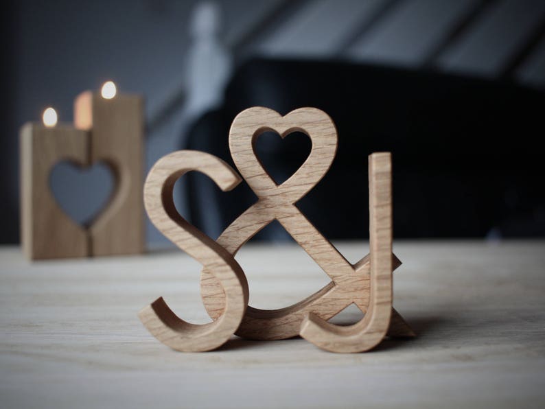 Engagement gift idea - Engagement present - wood wedding gift - Style: Modern & Minimalist 