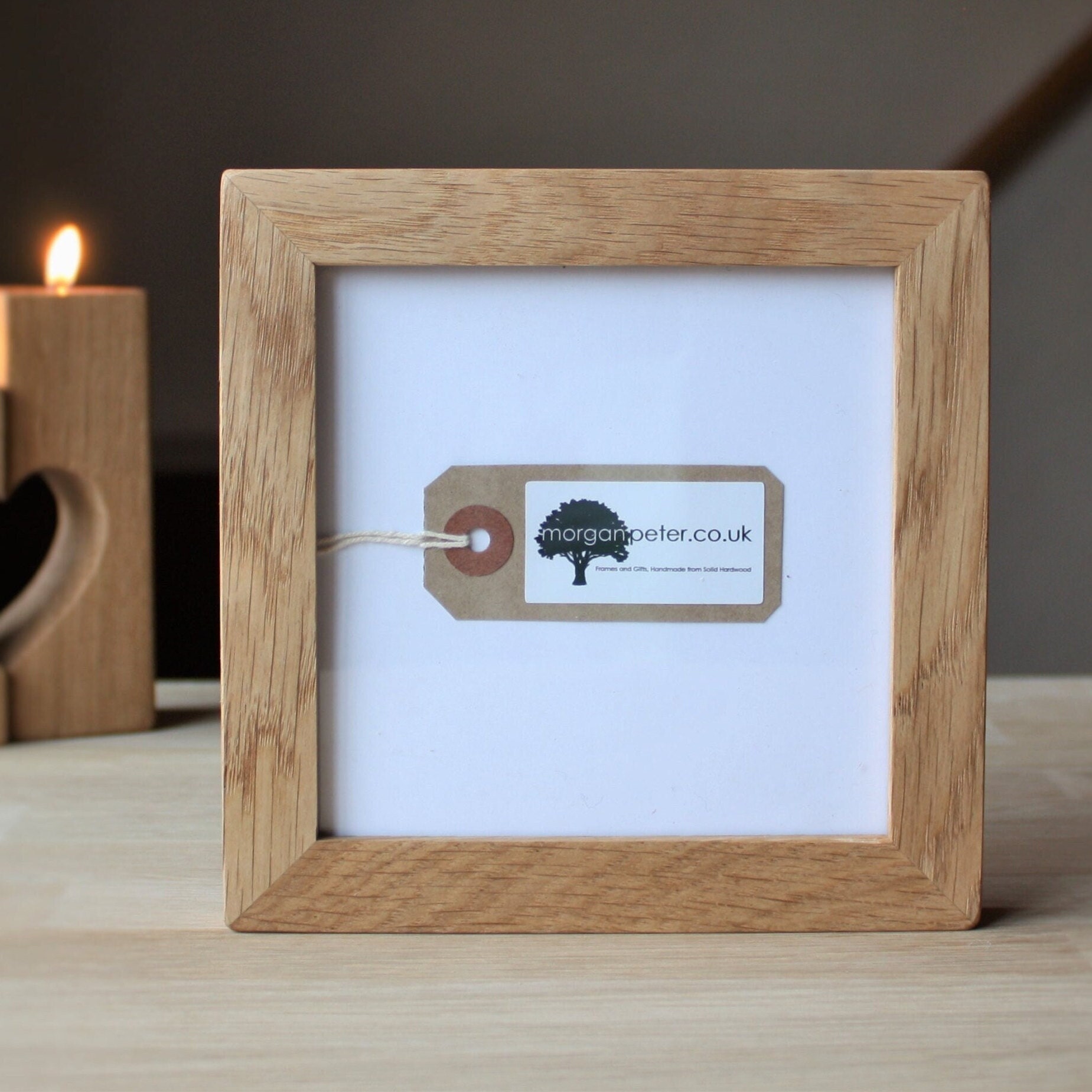 Tree Carving Engraved Wood Personalized Picture Frame for