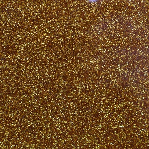 Könnte beinhalten: Nahaufnahme eines goldenen Glitzer-Hintergrunds. Der Glitzer ist sehr fein und erzeugt einen schimmernden Effekt.