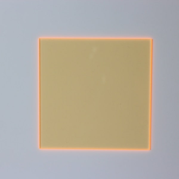 2mm W702 (Formerly W092) Fluorescent light orange acrylic sheet