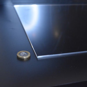 Cell cast clear acrylic sheet, 2mm, 3mm, 5mm, 8mm thickness image 2