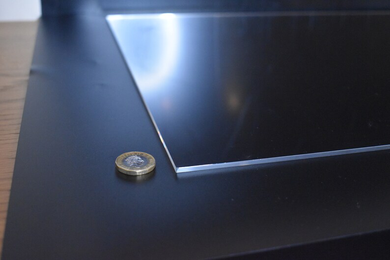Cell cast clear acrylic sheet, 2mm, 3mm, 5mm, 8mm thickness image 2