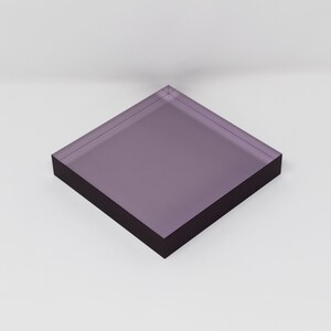 Translucent Tinted See Through Black Acrylic Colour Block, E004 - Etsy