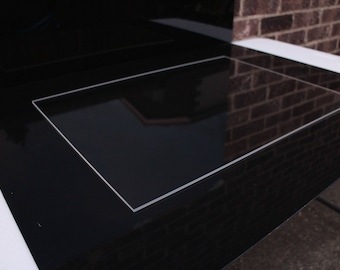 4mm Nitto Jushi CLAREX Acrylic Perspex Precision thin sheetFlat 001,size 400x270mm