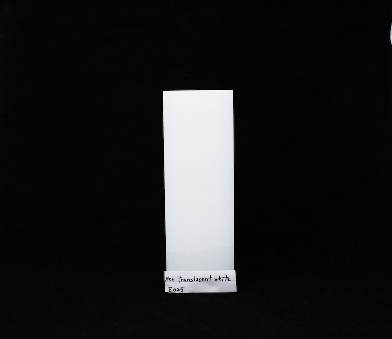 Opaque white E025 acrylic block 50mm thickness 50x50x150mm