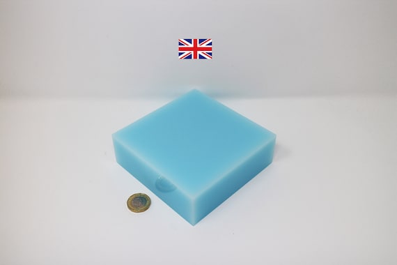 50x50x150mm Sky blue E026 acrylic block 50mm thickness