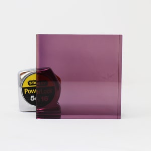 Translucent Tinted See Through Black Acrylic Colour Block, E004 - Etsy