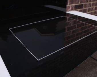 1mm Nitto Jushi CLAREX Acrylic Precision thin sheet Flat 001, size 400x550mm