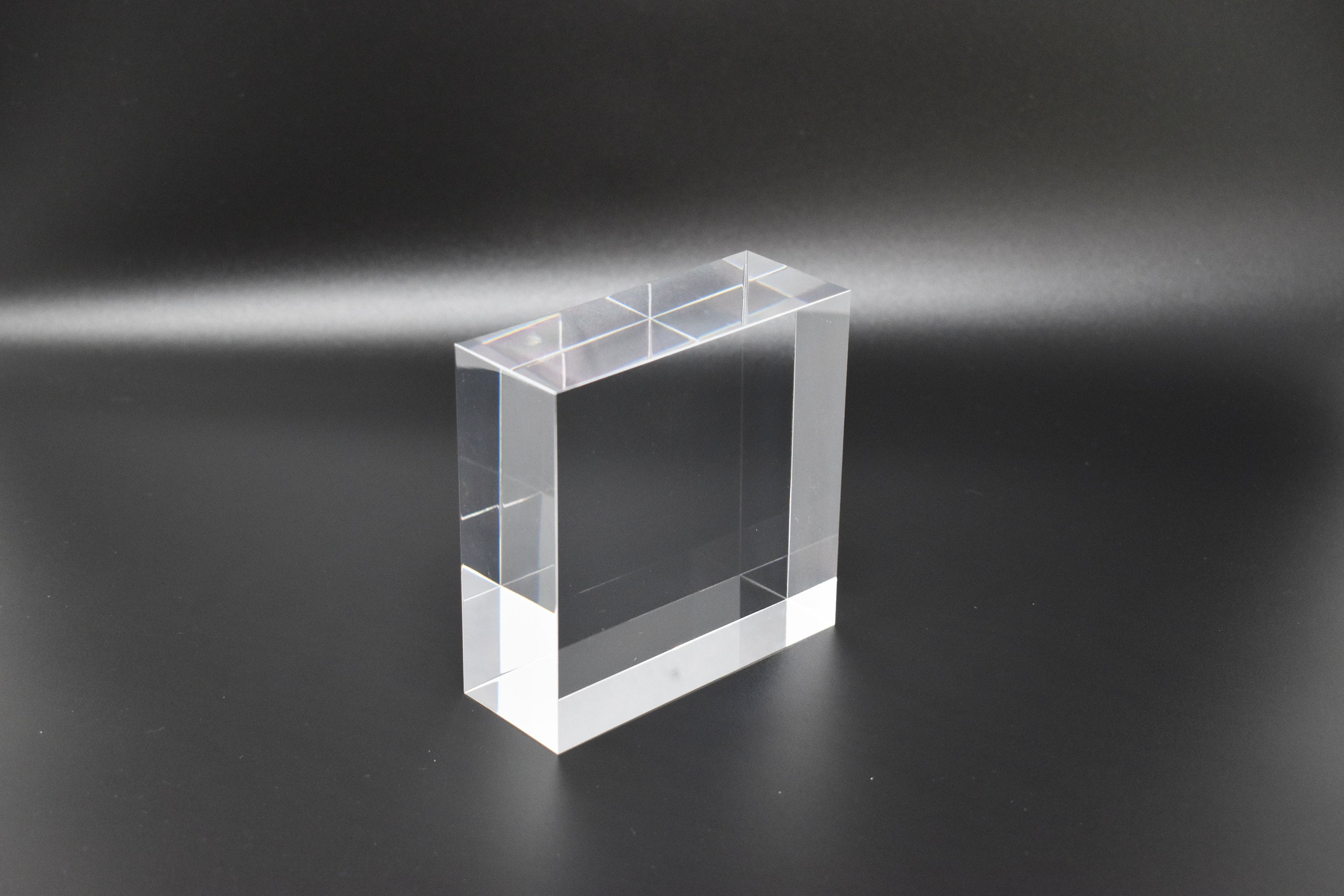 200x200mm Clear Cast Acrylic Block, 40mm, 30mm, 20mm, 15mm Thickness, Hand  Polished 