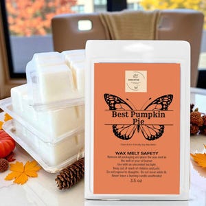 Fall Soy Wax Melts: Eco-Friendly Home Fragrance - 6 Piece Set