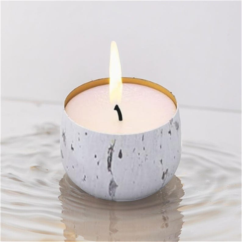 Sandalwood Amber Scented Candle Soy Candle Essential Oil Candle Clean