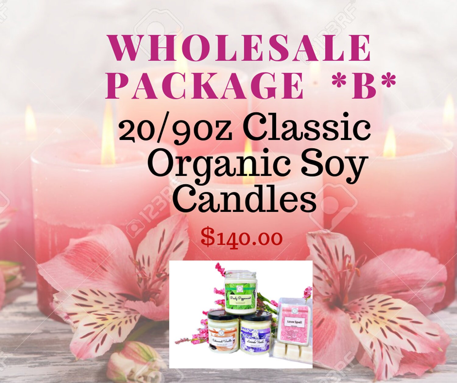 oil candles wholesale