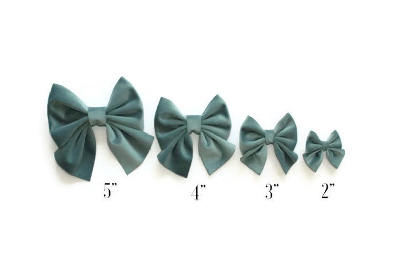 Velvet Hair Bow, Velvet Bow, Baby Bow, Velvet Headband, Velvet Hair Clip, Velvet Sailor Bow, Hair Bows For Girls, Bow Clip, Velvet Hairbow image 8