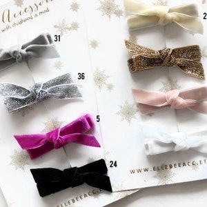 Laços de cabelo de veludo, laços de veludo, grampos de cabelo de veludo, conjunto de grampos de veludo, presilhas de veludo, presilhas de veludo, presentes abaixo de 20, escolha você a partir de 50