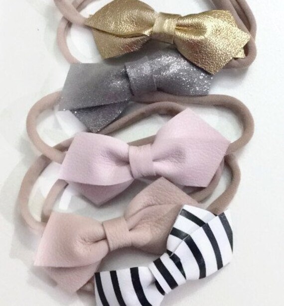 Accessories, Last One Real Leather Hair Bow