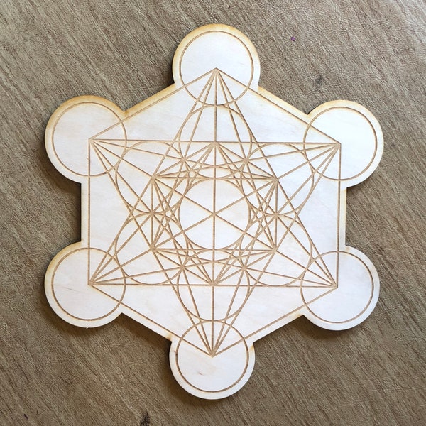 Metatron's Cube Crystal Grid #2  - Altar Decoration  