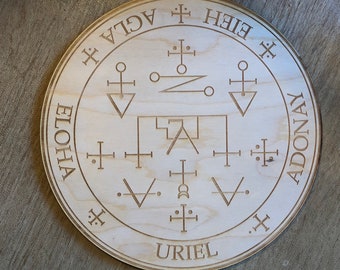 Uriel Crystal Grid - Uriel Altar Tabl   - Altar Decoration