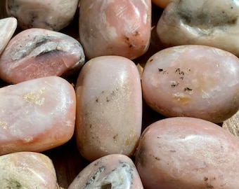 One Tumbled Pink Opal TPO1