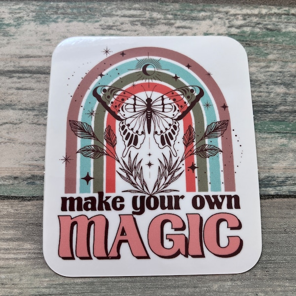 Make Your Own Magic Sticker - Vinyl Sticker - Vinyl Magic Sticker - Spiritual Sticker