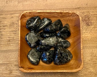 Indigo Gabbro TUMBLED LARGE - Tumbled Indigo Gabbro  - Crystals for dreams - Healing Crystals